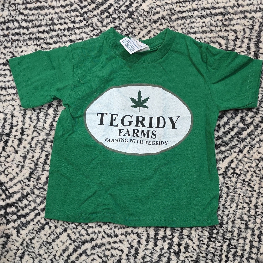 Delta Pro Weight Kids Green Tegridy Farms T-Shirt South Park Baby Shirt